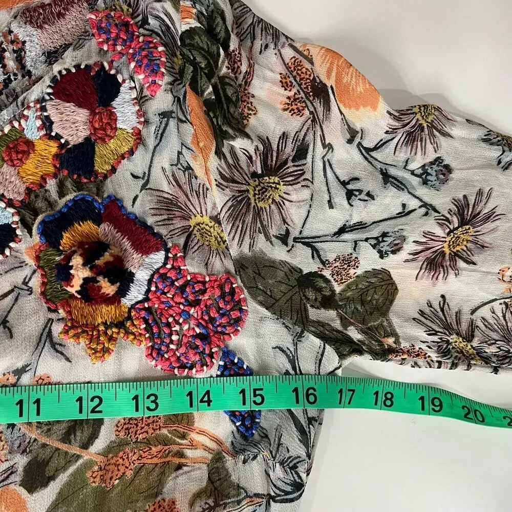 Anthropologie Floral Midi Dress - Multicolor - Picture 5 of 15